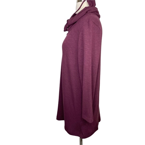 Stitch Fix l Kaileigh Cowl Neck Top with Built in Face Cover, Large - Picture 2 of 9